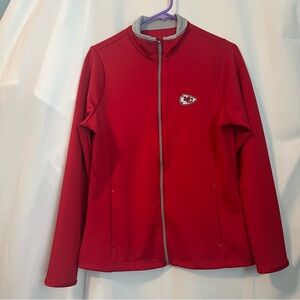 Antigua Kansas City Chiefs Women’s Red Team Logo Full-Zip Jacket